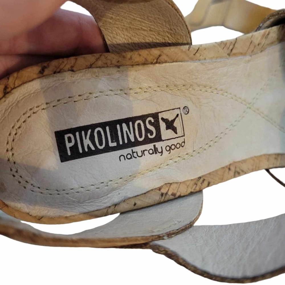 Pikolinos Bali Leather Wedge Sandal Size 40 - Picture 8 of 8